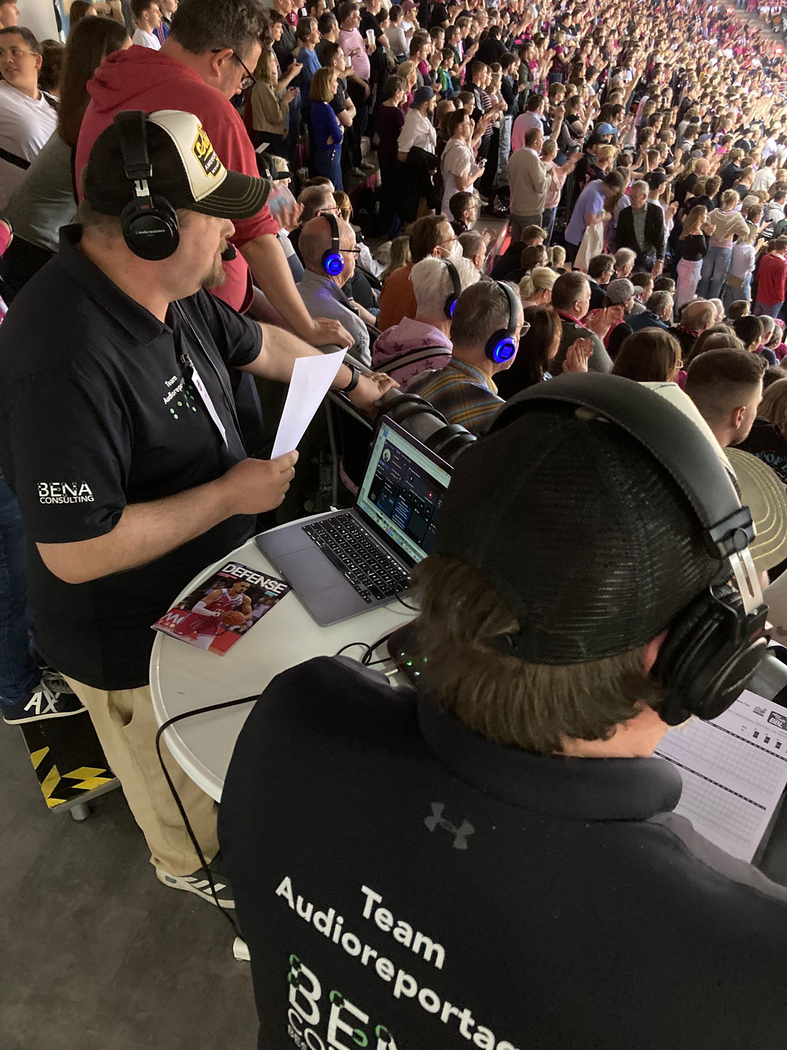 Blindenreportage live — ein Systemkonzept für den großen Maßstab